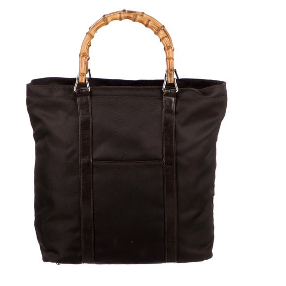 EUC Gucci nylon bamboo tote - Picture 4 of 5